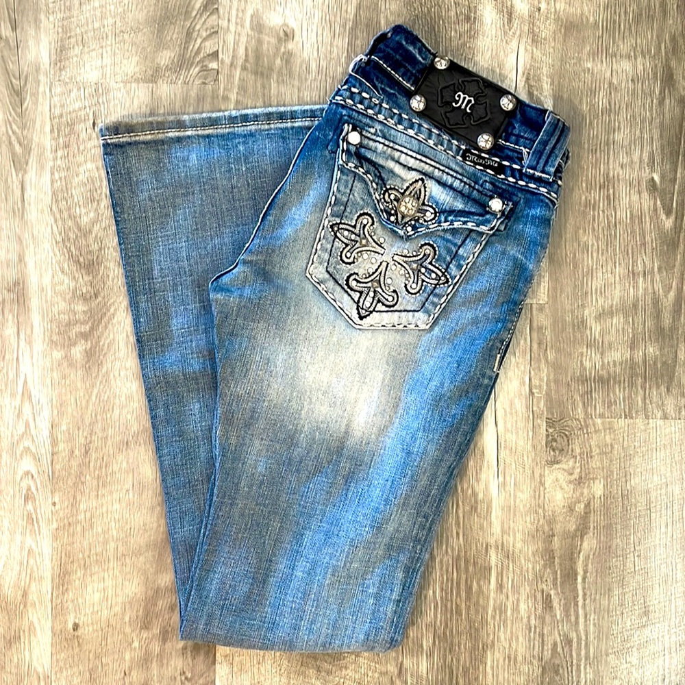 MissMe bootcut Jeans / light wash
